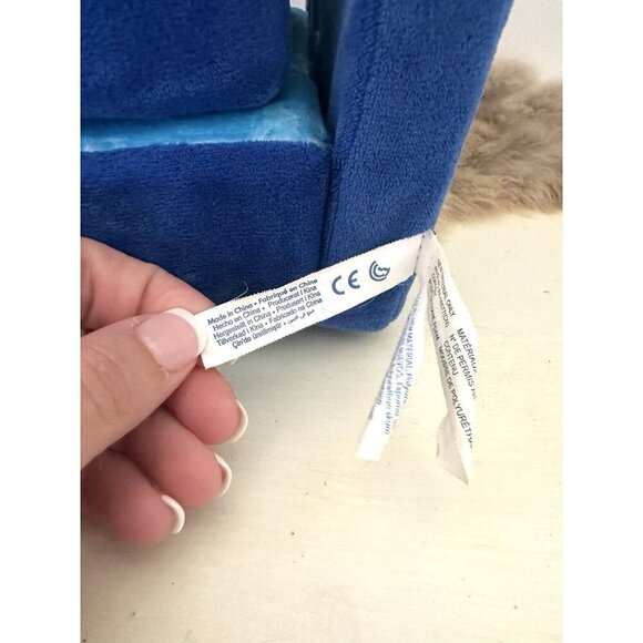 Build a Bear workshop doll Fold Out Chair Bed Futon Blue BAB - Picture 7 of 9